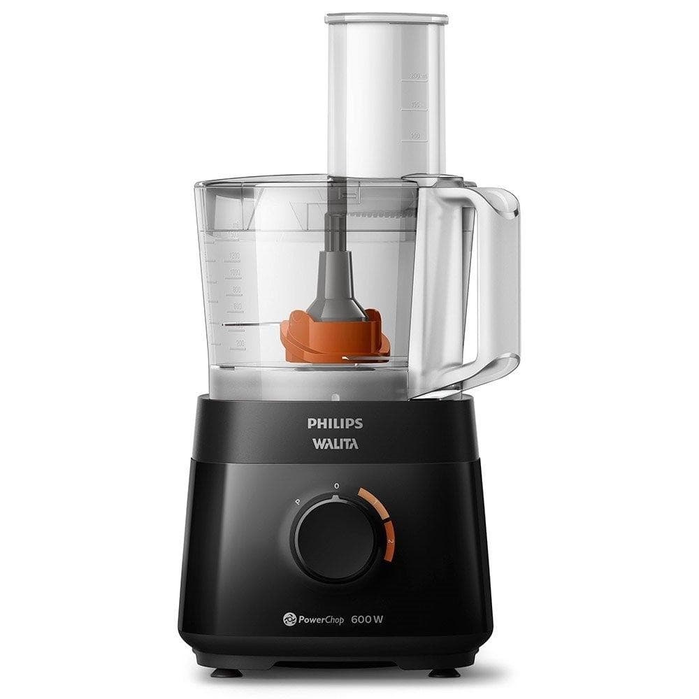 Processador de Alimentos Philips Walita RI7300 Preto 600W com 3 Acessórios
