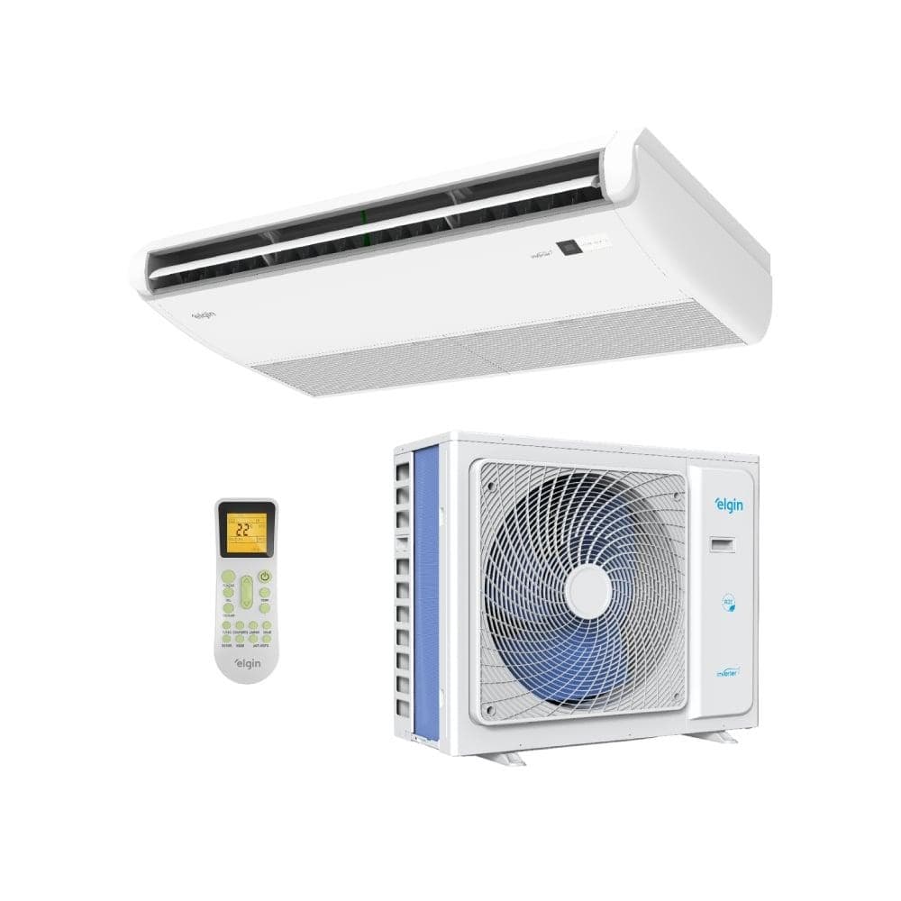 Ar Condicionado Split Piso Teto Inverter Elgin Plus 36000 BTUs Frio - 220V com controle remoto