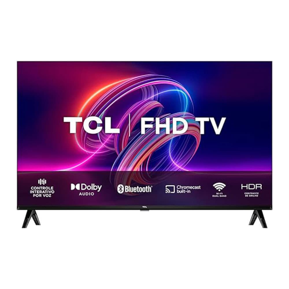 Smart TV TCL S5400A 40 polegadas LED Full HD com Wi-Fi e Android TV