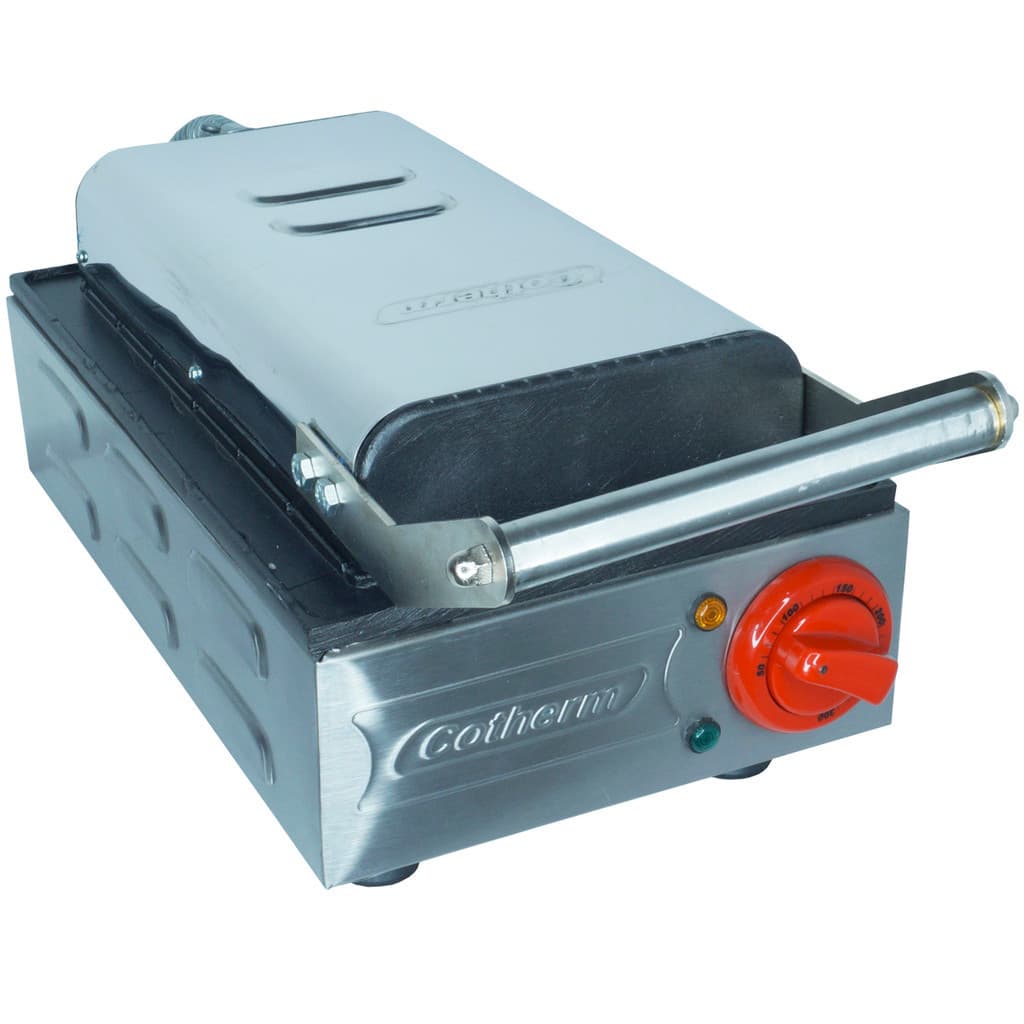 Crepeira Elétrica Profissional Teflon Antiaderente 6 Crepes Suiço Industrial Cotherm 2682 Inox 220V