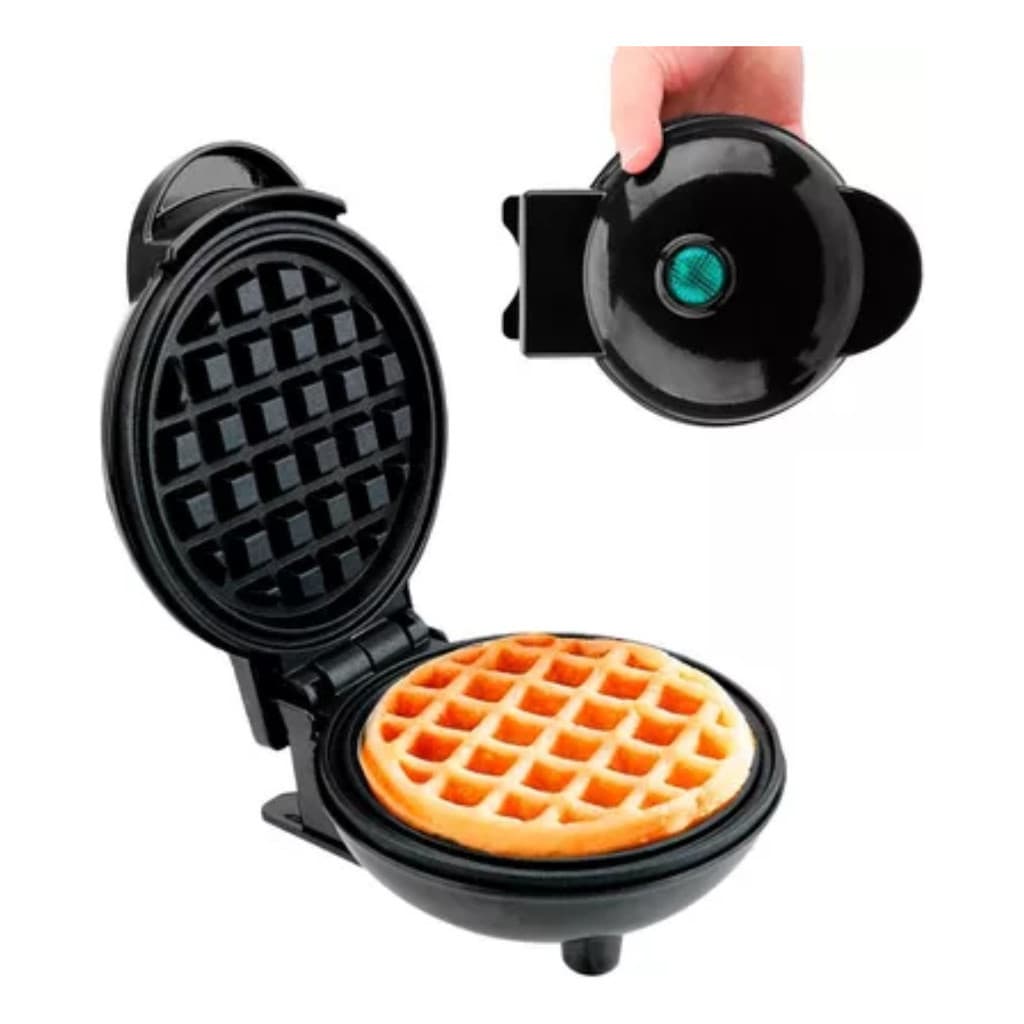 MAQUINA WAFFLE MINI ELETRICA PROFISSIONAL EAT GOOD 110V