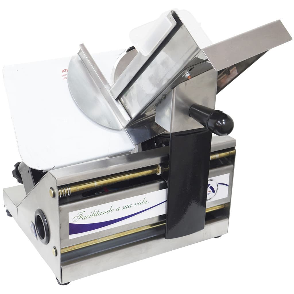 Fatiador elétrico de frios com lâmina de 170mm, aço inoxidável, ajuste de espessura, Arbel Ftd 178 Mcx 4.0
