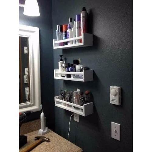 3 Prateleiras Decorativas Montessorianas Nicho Cubo Livros 100% Mdf Branco