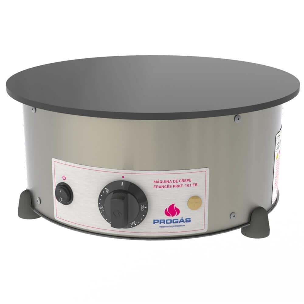 Chapa para Crepe Francês Redonda Progás Elétrica 220V com Termostado PRKF-101 ER - P37612