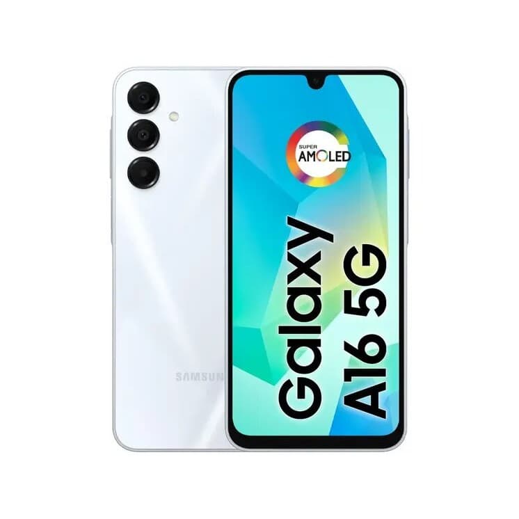 Smartphone Samsung Galaxy A16 5G 128GB - Cinza, RAM 4GB, Tela 6.7", Câmera Tripla 50MP + Selfie 13MP