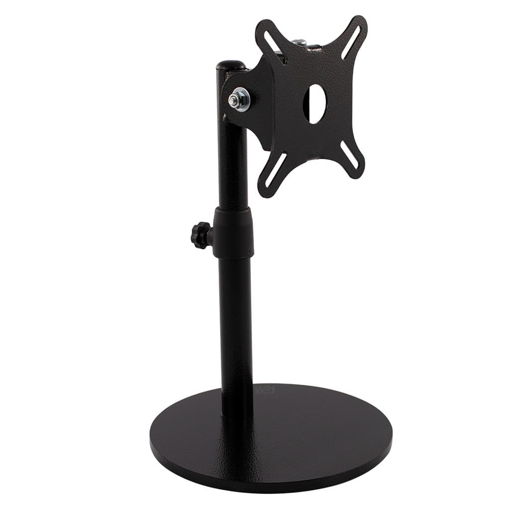 Suporte ergonômico para monitor com altura ajustável, preto