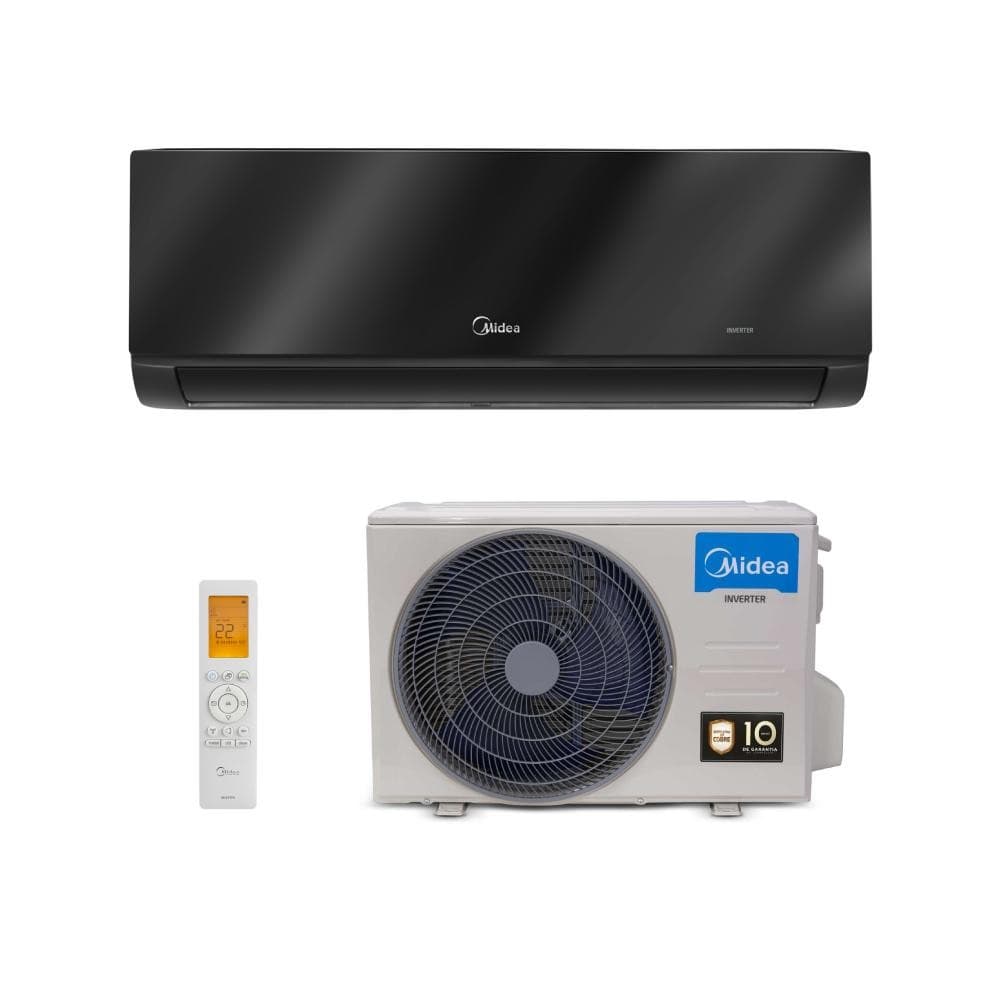 Ar Condicionado Split Inverter Hi Wall Midea Xtreme Save Connect Black Edition 12000 BTUs