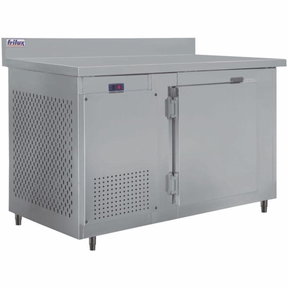 Balcão refrigerado inox Frilux RF034 com 1 porta e painel digital 220v