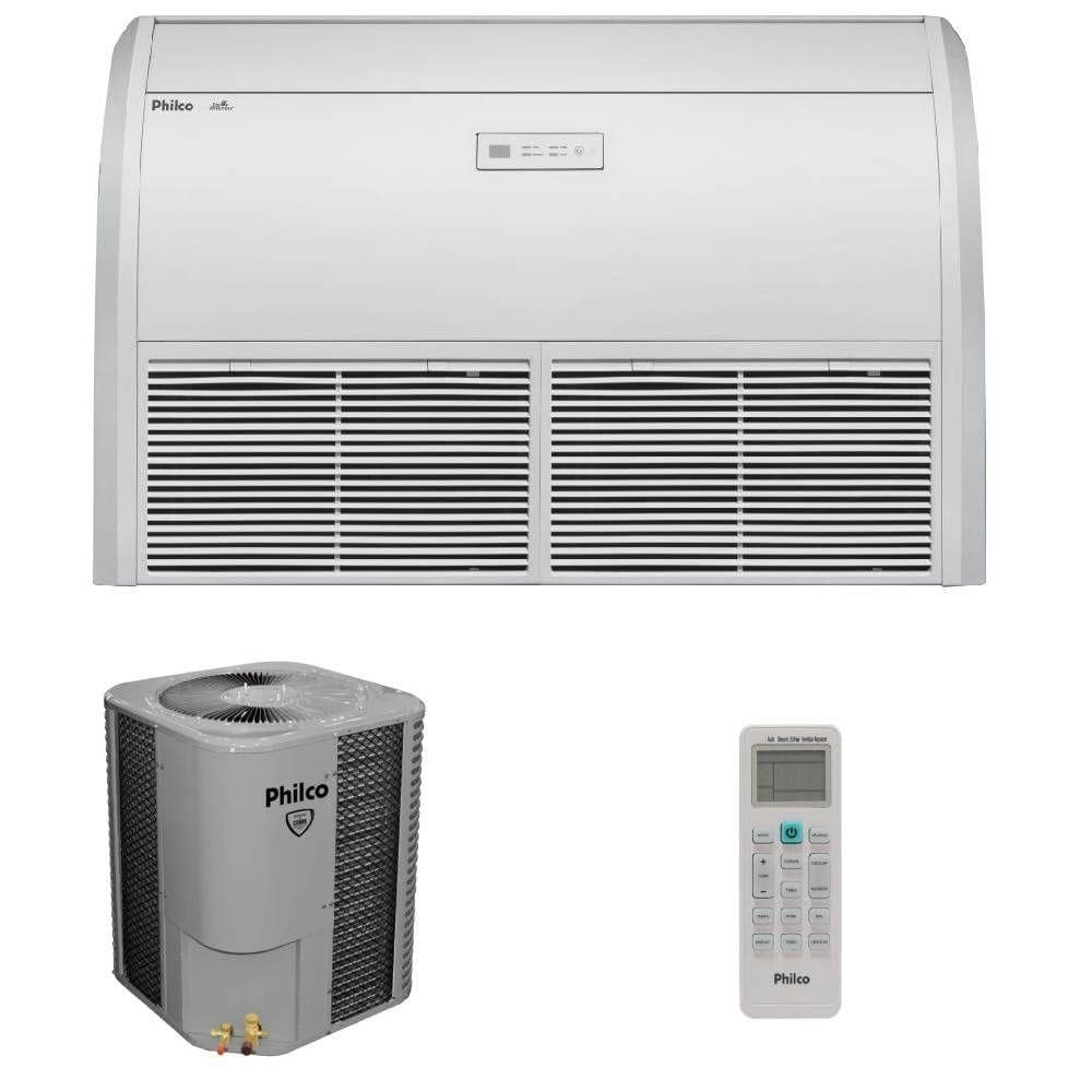 Ar-condicionado Philco Eco Inverter 36000 BTUs Frio 220V branco com controle remoto cinza