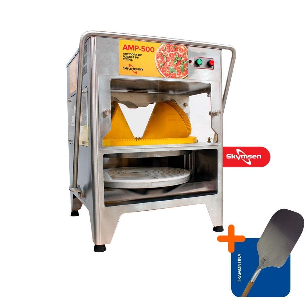 Abridora de Massa de Pizza Automática Skymsen AMP-500 com Pá
