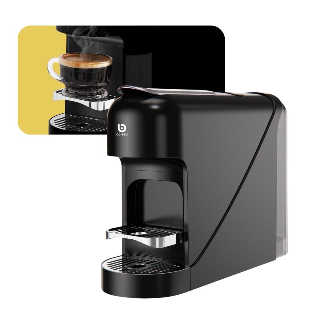 Cafeteira espresso elétrica automática profissional sofisticada de café em cápsulas, marca COMEU.