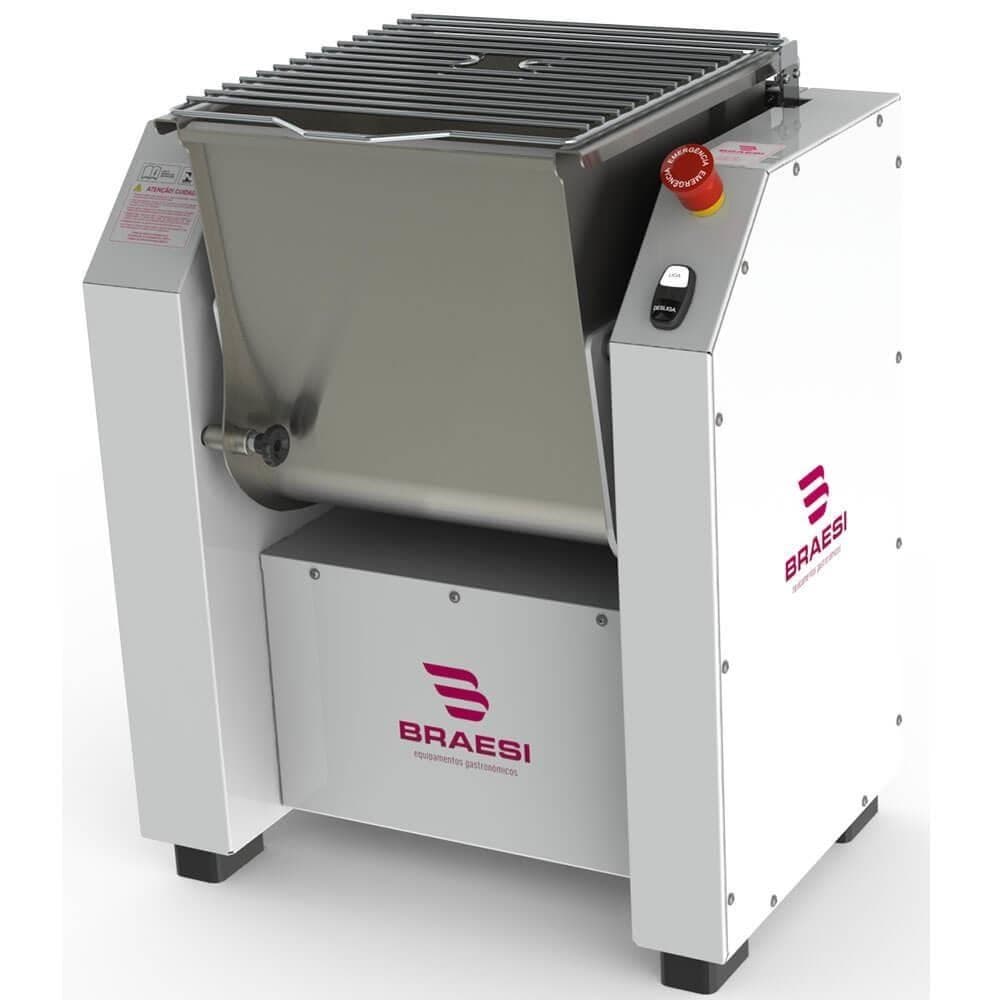 Amassadeira Basculante Braesi Semirrápida Industrial Pãe e Massas 15kg Cuba em Inox Bivolt ALI-15/1