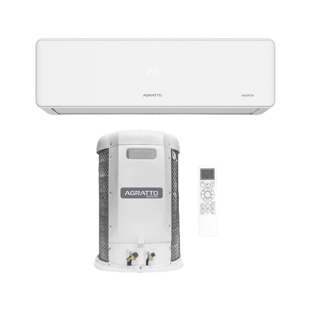 Ar Condicionado Split Agratto 24000 BTUs Branco com Controle Remoto