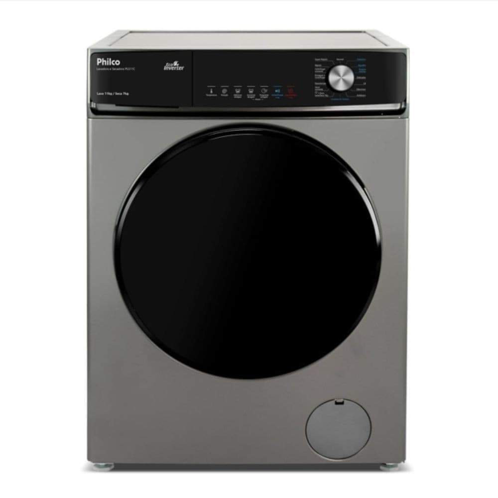 Secadora de Roupas Philco 16 Programas PLS Eco Inverter 11kg Inox