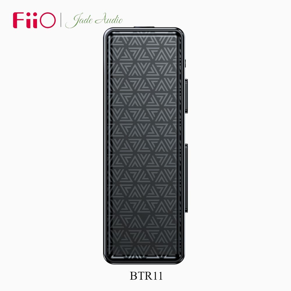 FiiO BTR11 Receptor Bluetooth trás com textura geométrica
