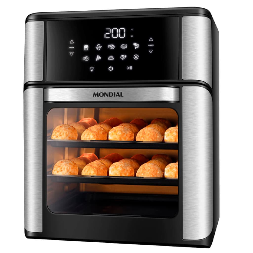 Fritadeira Elétrica Air Fryer 12l Oven Afon-12l-bi Mondial