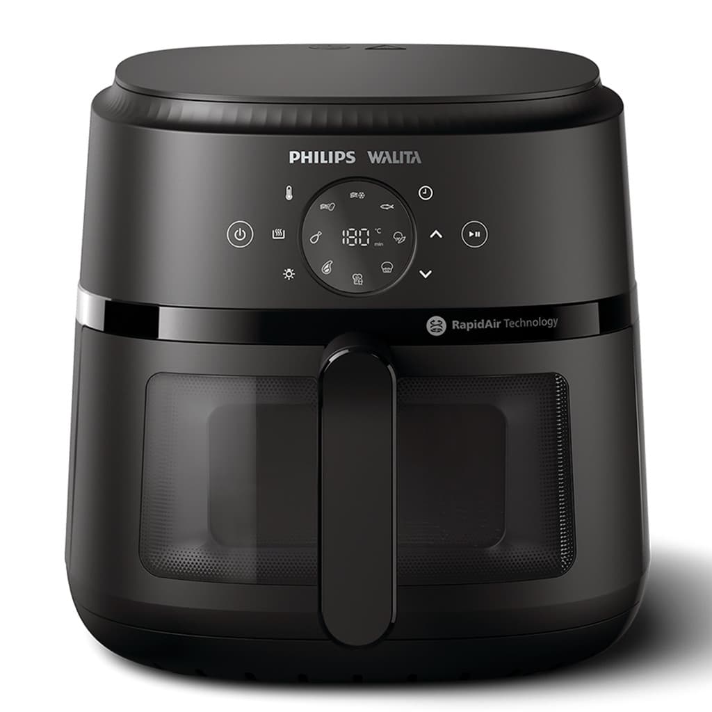 Fritadeira Elétrica Airfryer Philips Walita Série 2000 XL NA230, 1700W, 6,2 Litros, 127V, Digital, 9 Funções