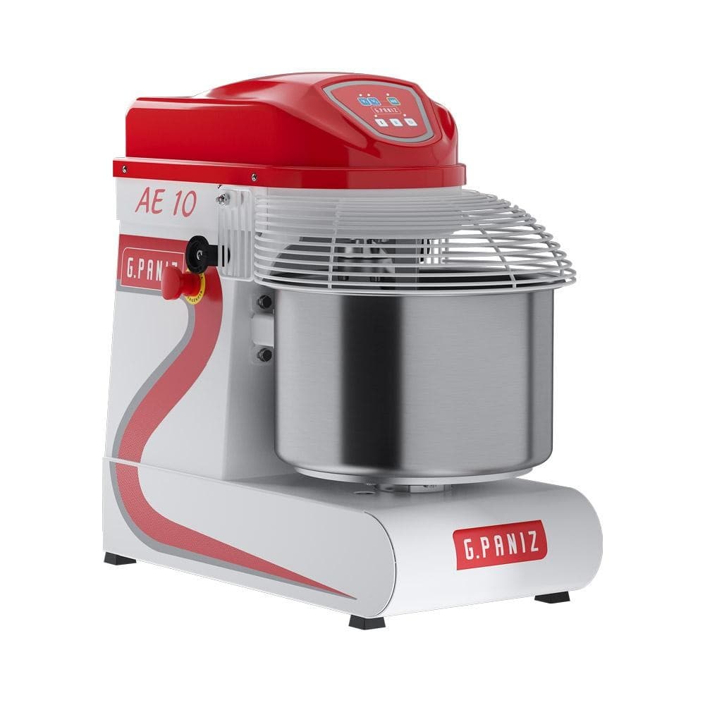 Amassadeira espiral profissional GPaniz AE 10 G2 10 KG 220V vermelha e branca