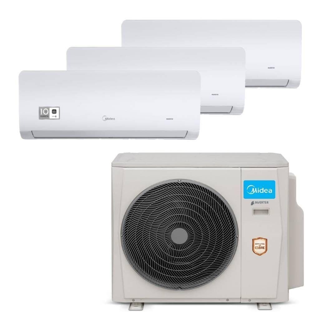 Ar Condicionado Multi Tri Split Midea Xtreme Save 27000 BTU branco