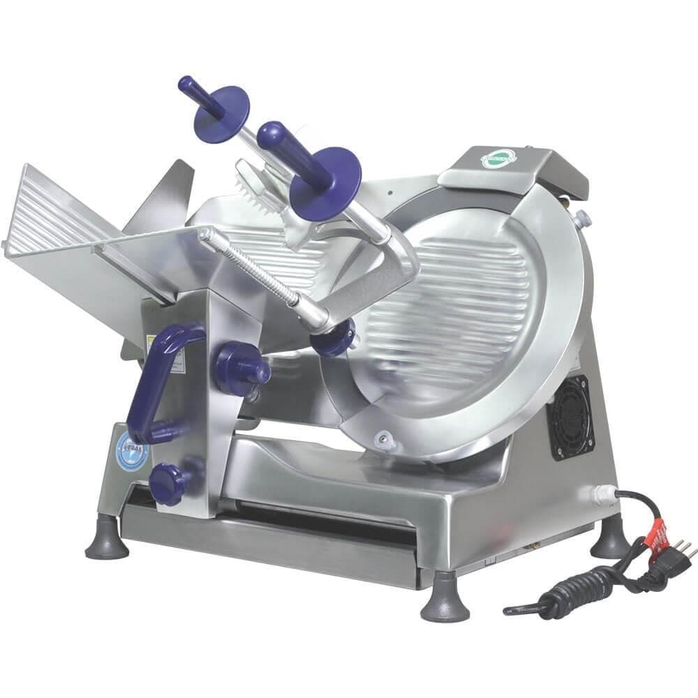 Cortador de Frios Semi-Automático Gural Modelo GLP-300 Bivolt Motor 1/3 CV C005 em aço inoxidável