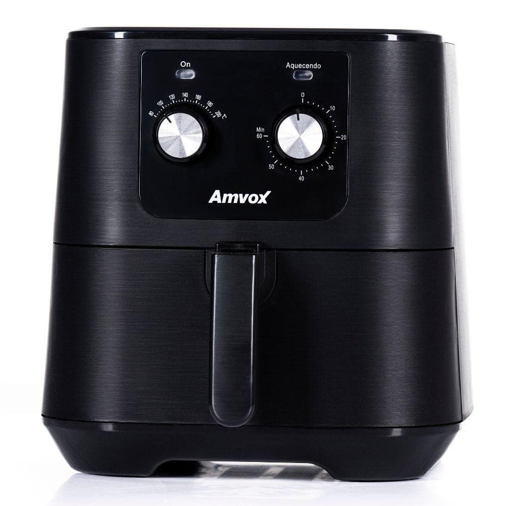 Fritadeira Elétrica Sem Óleo/Air Fryer 7L Amvox ARF1255 em preto