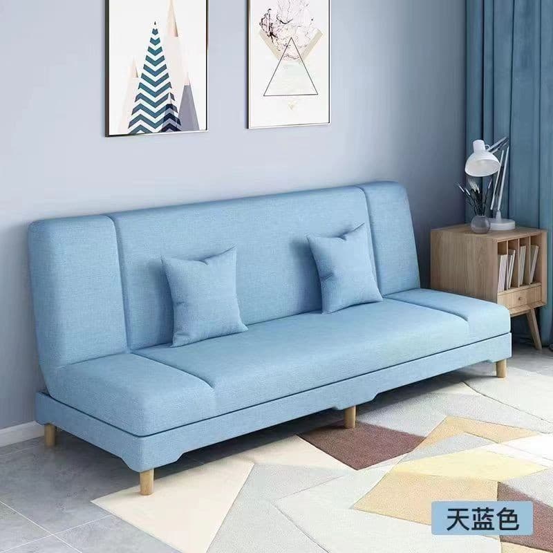 [NEW] Sofá-cama dobrável para apartamento pequeno, sofá de sala de estar, sofá de uso duplo simples, sofá preguiçoso par