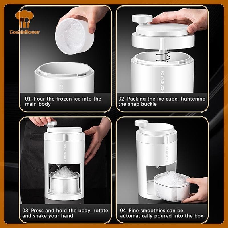 CKFR 2025 Nova Máquina De Sorvete Com Manivela Manual Doméstica Portátil Multi-Função Smoothie Milk Shake Fazendo Novo