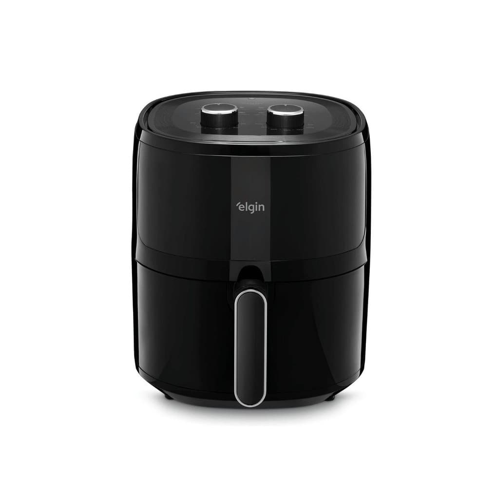 Fritadeira Air Fryer Elgin Space 5 AFC50 5L - 220V, preto, contra fundo branco