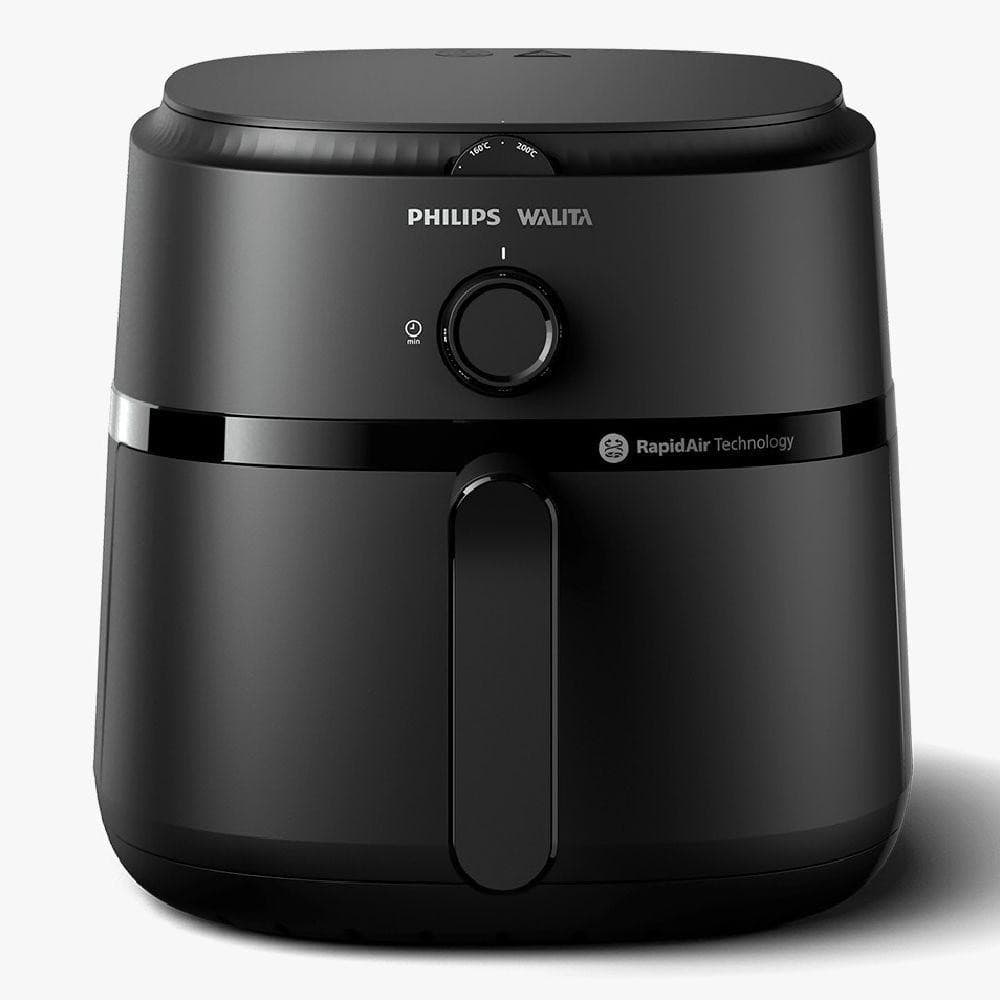 Fritadeira Air Fryer Série 1000 XL Philips Walita 6,2L Preta com Tecnologia Rapid Air