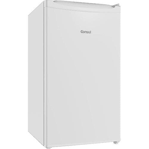 Frigobar Consul 117L CRC12CB - 110v branco em pé com porta de vidro
