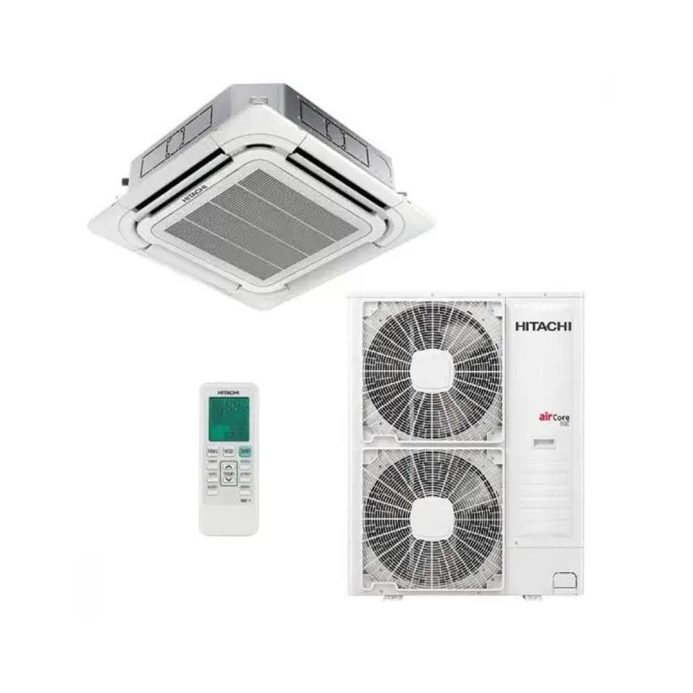 Ar condicionado inverter cassete Hitachi Air Core 56.000 Btus quente e frio 220v 4 vias
