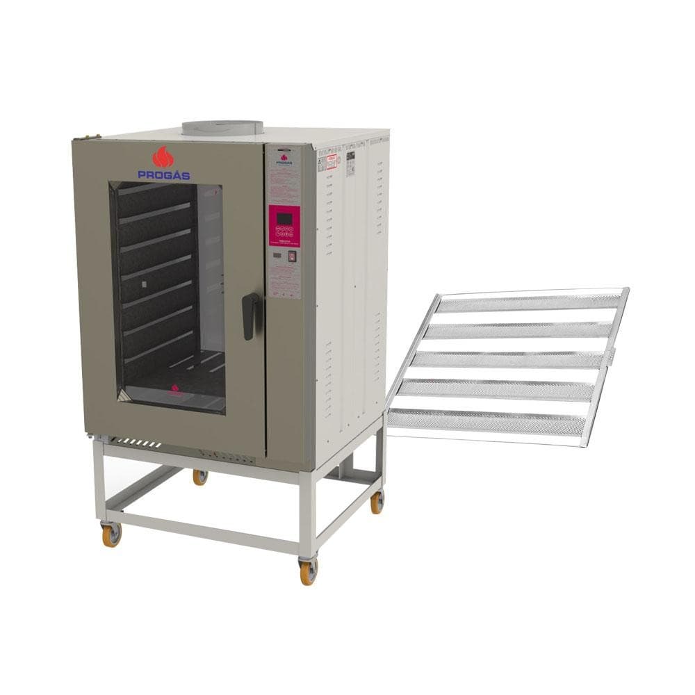 Forno Turbo a Gás 8 Níveis Prp-8000 Bivolt Progás com 8 prateleiras de alumínio