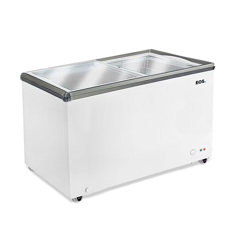 Freezer Conservador Expositor Horizontal Dupla Ação Tampa De Vidro Eco Gelo 247L EEH300XX 220V - EOS