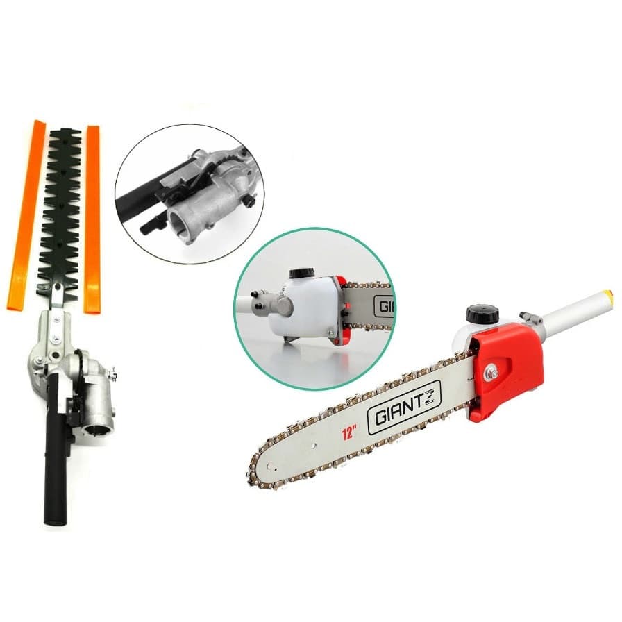 Motopoda Motosserra Para Roçadeira + Podador Cerca Viva Motopoda 9 Estrias 26mm Para Roçadeira