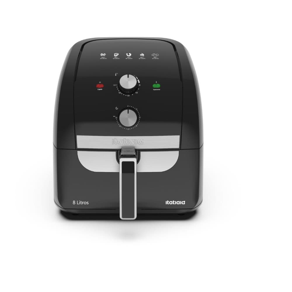 Fritadeira Air Fryer Itatiaia 8 Litros Preta AFITA1003 - 127 Volts