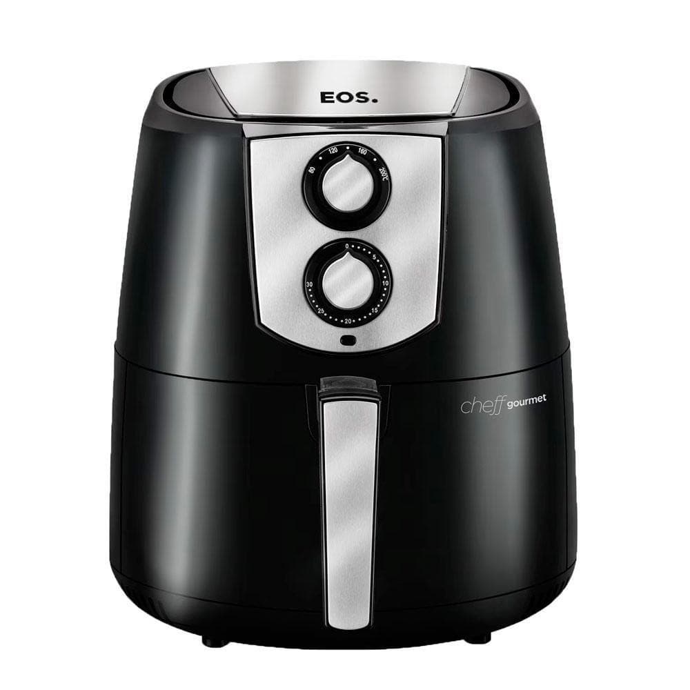 Fritadeira Sem óleo Airfryer Chef Gourmet 4,2l Preta EAF42P EOS