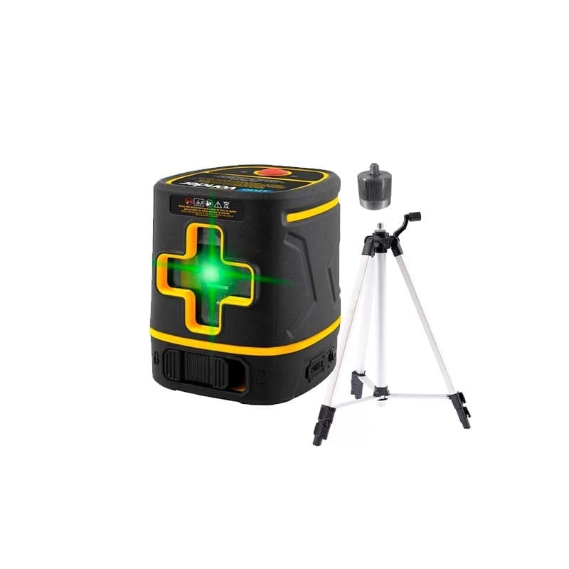 Nivel A Laser Vonder Nlr020 Verde Vonder + Tripe Profissional Rosca 5/8" + Adaptador