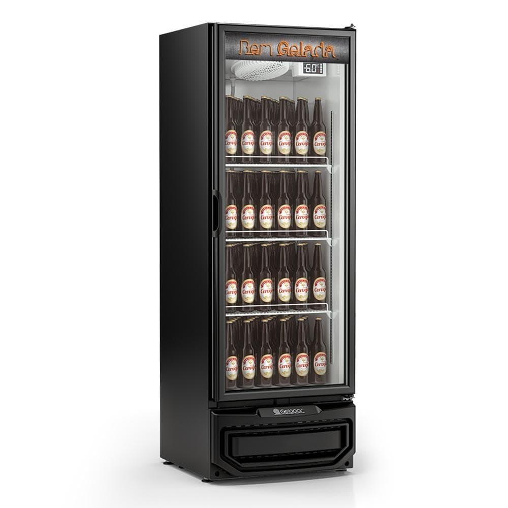 Refrigerador/Expositor Vertical Gelopar 410 Litros Preto 127V GRBA-400