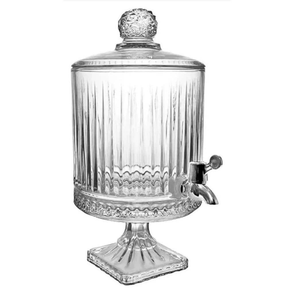Suqueira Refresqueira De Vidro Adely cristal 4,5l luxo