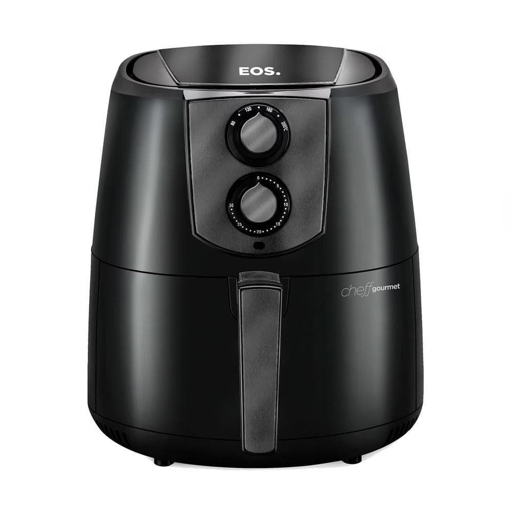 Fritadeira sem óleo Air Fryer Chef Gourmet 4,2L em Titanium EOS EAF42T 127V preta