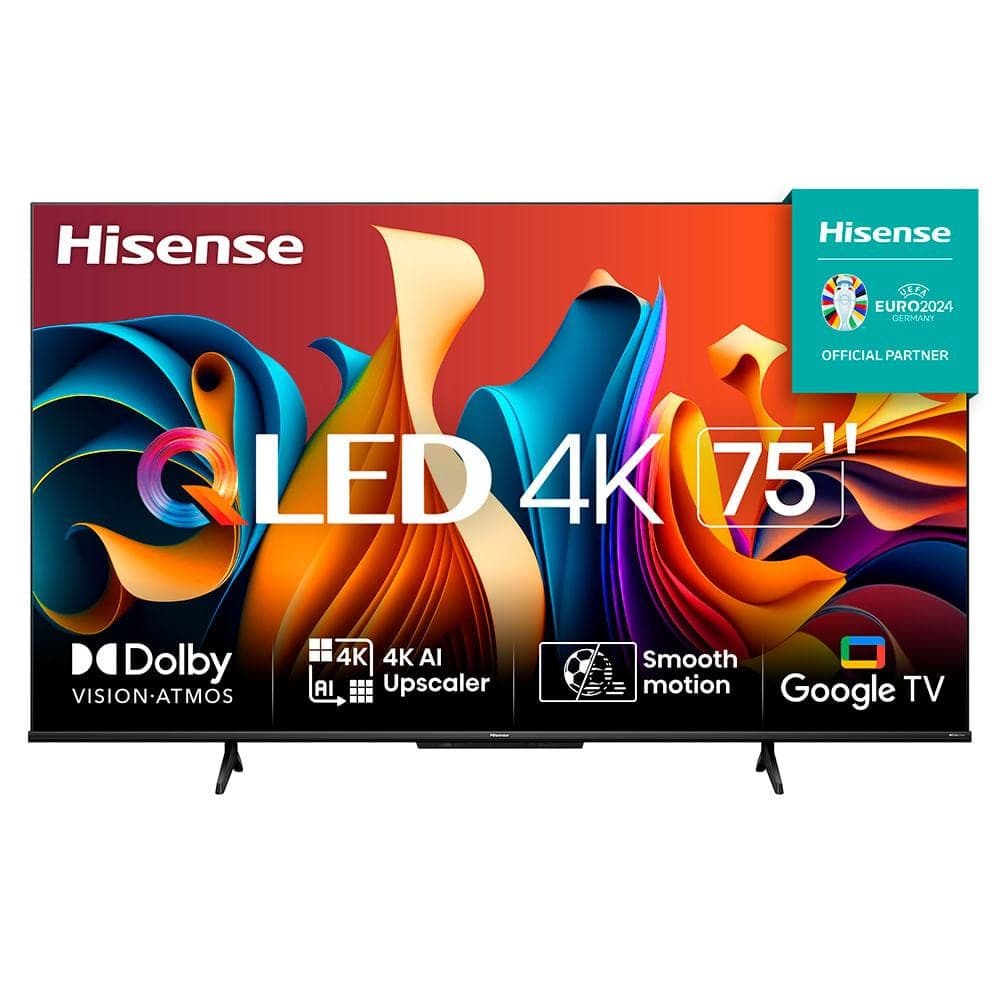 Smart TV Hisense QLED 4K UHD 75 polegadas com tela colorida