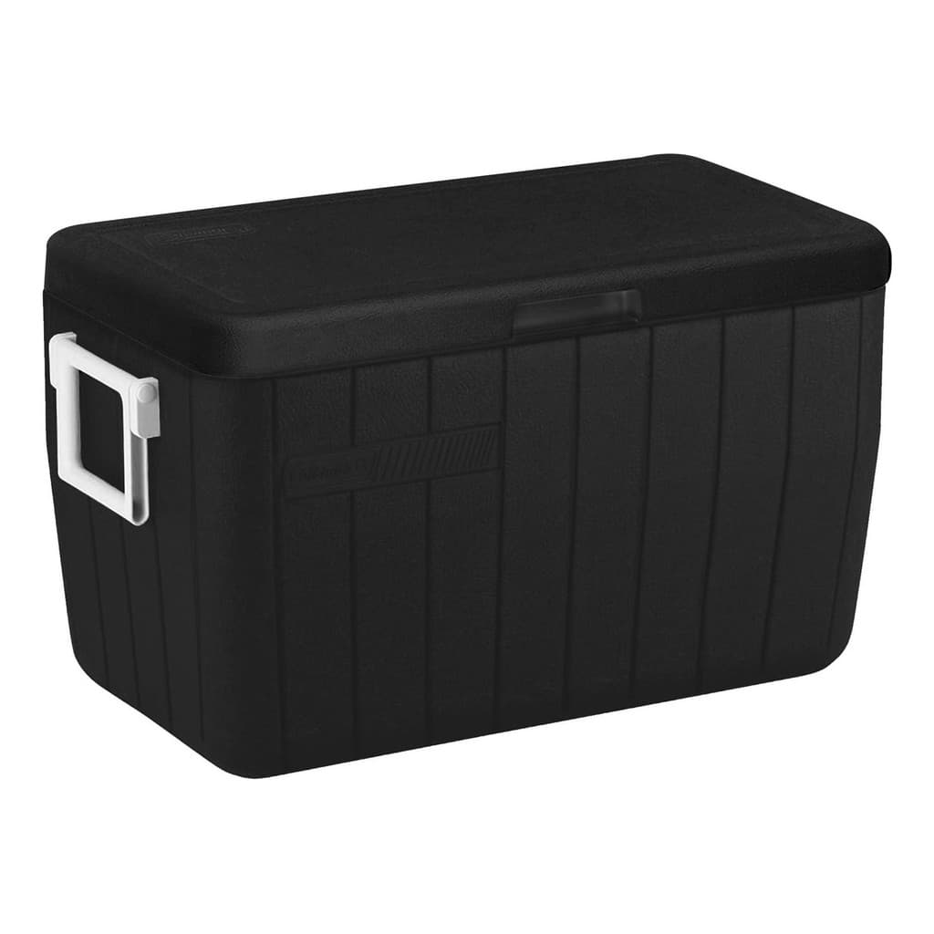 Caixa Térmica Coleman 48qt 45,4 Litros Preto - Foto de Frente