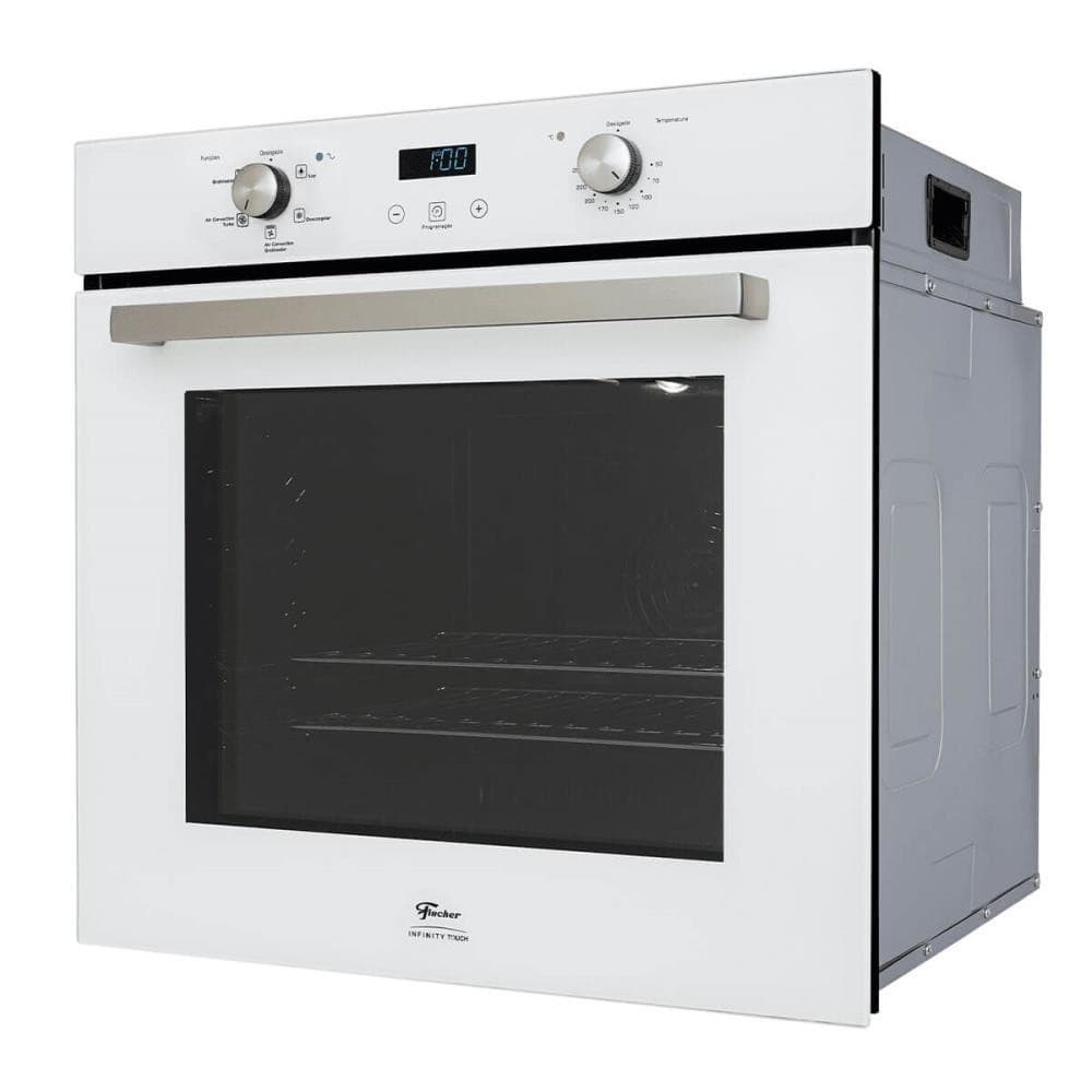 Forno Elétrico De Embutir Fischer Infinity Touch 82 Litros Branco Com Air Fryer 220v 28607(75727)