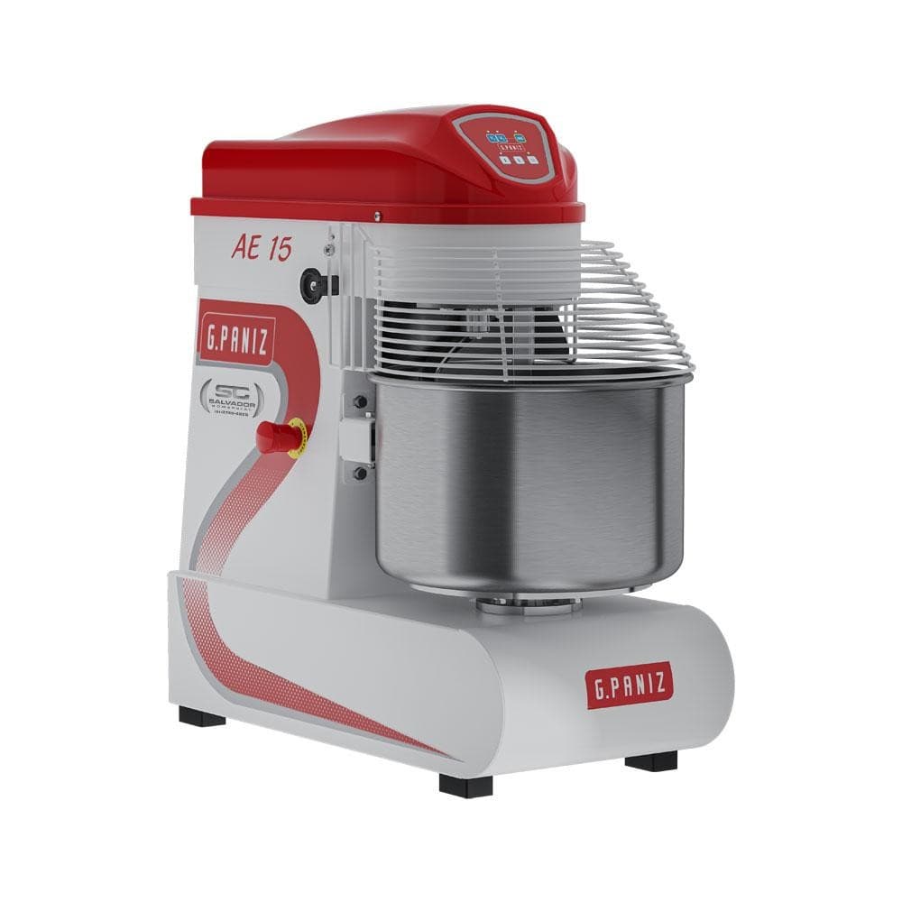 Amassadeira Espiral Masseira 15 KG Profissional Padarias Epóxi 3 Velocidades Trifásica AE 15 G2 380T - GPaniz