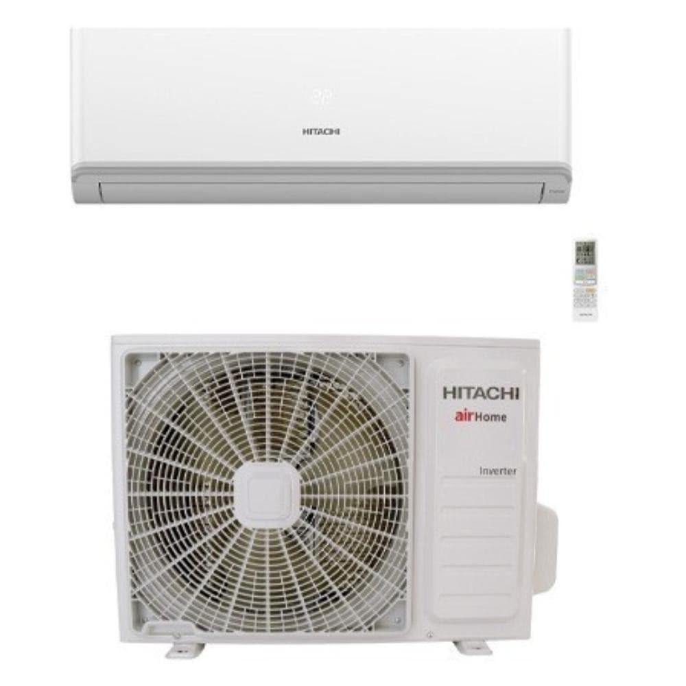 Ar condicionado inverter Hitachi 9000 Btus branco, com controle remoto