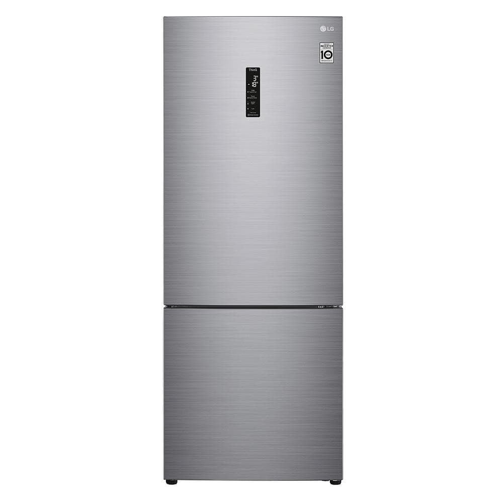Refrigerador LG Inverse de 2 Portas Frost Free 451L Inox GCB569NLL