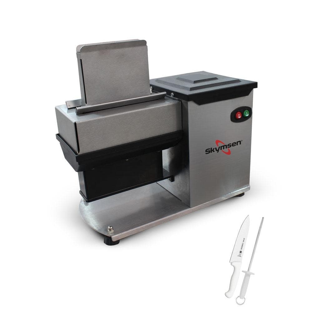 Amaciador de carne profissional Skymsen 220V com faca e chaira