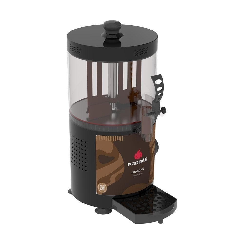 Chocolateira Profissional 3 Litros Progás - Chocolate Quente - Modelo PRCHOCO-03L - 220v - Preta