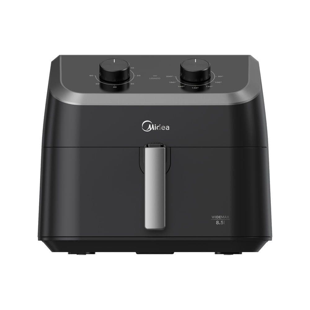 Fritadeira Air Fryer Midea Wide Max Cyclone Preto 8,5L