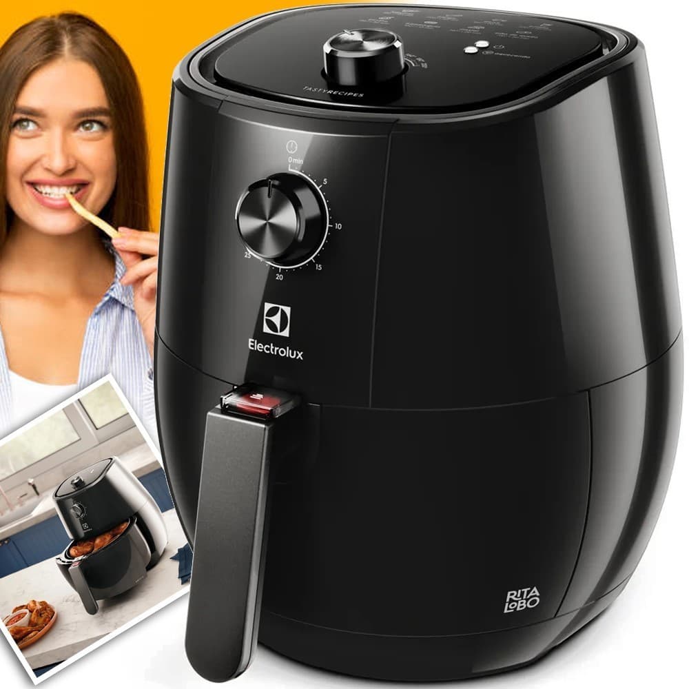 Fritadeira Elétrica Electrolux EAF10 Efficient 1400W Preta